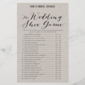 Modernes Rustikales Graues Brautparty (Vorderseite)