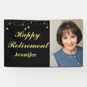 Modernes Rustikales Happy Retirement Individuelle  Banner (Horizontal)