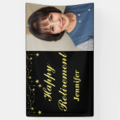 Modernes Rustikales Happy Retirement Individuelle  Banner (Vertikal)