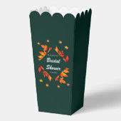 Modernes Rustikales Herbstleaves-Brautparty Geschenkschachtel (Vorderseite)