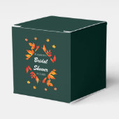 Modernes Rustikales Herbstleaves-Brautparty Geschenkschachtel (Vorderseite)