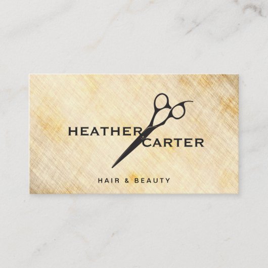 Modernes/rustikales Hören Terminkarte (Vorderseite)