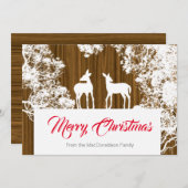 Modernes rustikales Land Weihnachten (Vorne/Hinten)