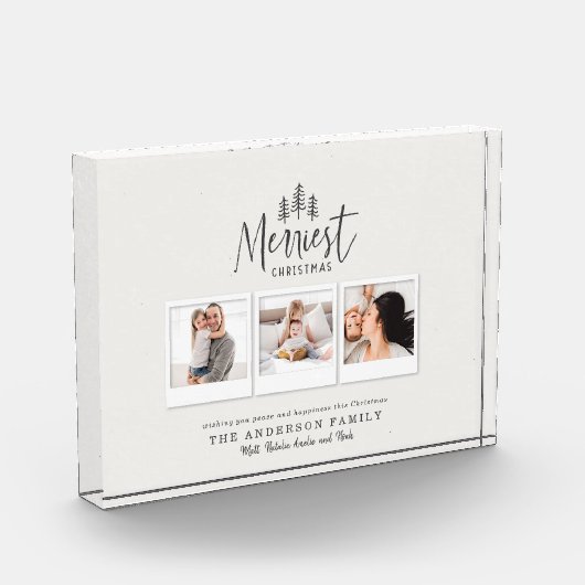 modernes rustikales Multi-Foto Fotoblock (Links)