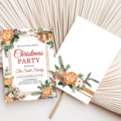 Modernes Rustikales Orange Citrus Weihnachtsgebäck Einladung