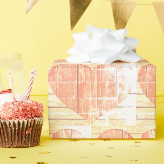 modernes rustikales Papier Geschenkpapier (Geburtstagsparty)