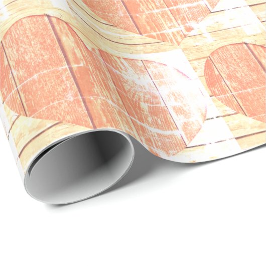 modernes rustikales Papier Geschenkpapier (Rolleneckpunkt)