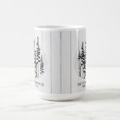 Modernes Rustikales Pinienhain Kaffeetasse (Mittel)