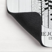 Modernes Rustikales Pinienhain Mousepad (Ecke)