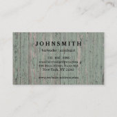 Modernes, rustikales und raffiniertes Brillenlogo  Visitenkarte (Rückseite)