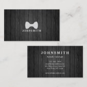 Modernes, rustikales und raffiniertes Männerlogo,  Visitenkarte (Vorne/Hinten)