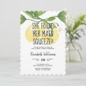 Modernes Rustikales Wasserfarben-Brautparty Einladung (Stehend Vorderseite)