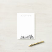 Modernes Sacramento Berufliches Geschenk Personali Post-it Klebezettel (Auf Schreibtisch)