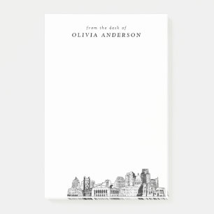 Modernes Sacramento Berufliches Geschenk Personali Post-it Klebezettel