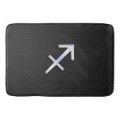 Modernes Sagittarius Zodiac-Zeichen auf Schlangenh Badematte (Vorderseite)