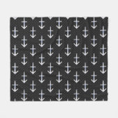 Modernes Sagittarius Zodiac-Zeichen auf Schlangenh Fleecedecke (Vorderseite (Horizontal))