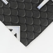 Modernes Sagittarius Zodiac-Zeichen auf Schlangenh Fleecedecke (Ecke)