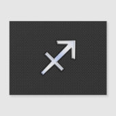 Modernes Sagittarius Zodiac-Zeichen auf Schlangenh Magnetkarte (Vorderseite)