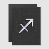 Modernes Sagittarius Zodiac-Zeichen auf Schlangenh Magnetkarte (Vorne/Hinten)