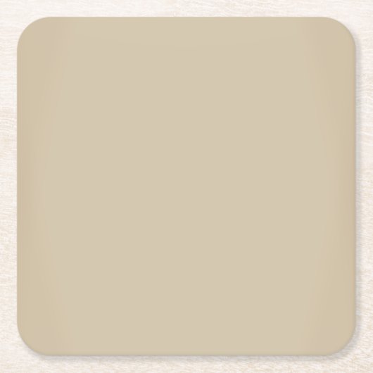 Modernes Sahneelfenbein kundengerecht Rechteckiger Pappuntersetzer (Vorderseite)