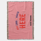 MODERNES SALMON PINK, STYLISCH, MARKIERT DECKE (Vorderseite Vertikal)