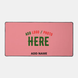MODERNES SALMON PINK, STYLISCH, MARKIERT SCHREIBTISCHUNTERLAGE