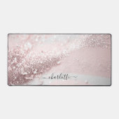 Modernes, Salon, Glitzer (Imitate) Schreibtischunterlage (Vorderseite)