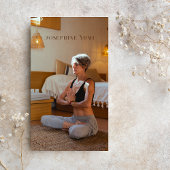 Modernes sauberes Foto Visitenkarte