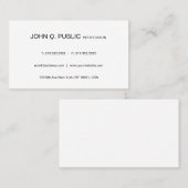 Modernes, sauberes grafisches Design Anspruchsvoll Visitenkarte (Vorne/Hinten)