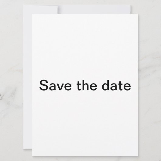 Modernes Save the Date (Vorderseite)