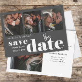 Modernes Save the Date Multi-Foto