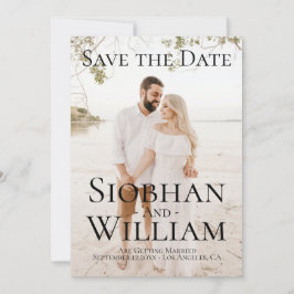 Modernes, Save the Date Personalisiertes Foto Einladung
