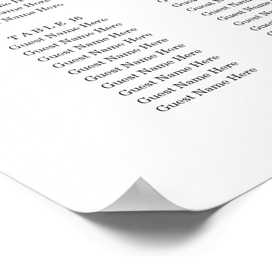 Modernes Save the Date Poster (Ecke)