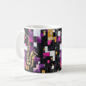 Modernes Saxophon Kaffeetasse (Vorderseite Links)
