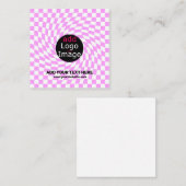 Modernes Schachbrett für Berufliche Markenbezeichn Begleitkarte (Vorne/Hinten)