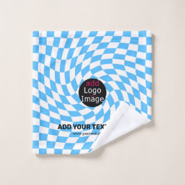 Modernes Schachbrett für Berufliche Markenbezeichn Waschlappen