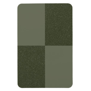 Modernes Schachbrett Moss Green Magnet - individue
