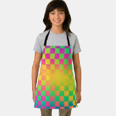 Modernes Schachbrettmuster Schürze (Insitu)