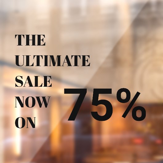 Modernes Schaufenster Fensteraufkleber (Blatt 2)