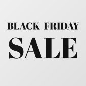 Modernes Schaufenster Schwarzer Freitagsverkauf Fe Fensteraufkleber (Blatt)