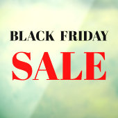 Modernes Schaufenster Schwarzer Freitagsverkauf Fe Fensteraufkleber (Blatt 3)