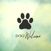 Modernes Schaufensterfenster Dog Friendly Fensterk Fensteraufkleber (Blatt 3)