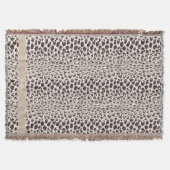 Modernes, schick-braunes Muster Decke (Vorderseite)