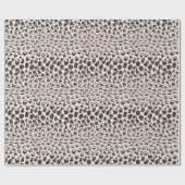 Modernes, schick-braunes Muster Geschenkpapier (Flach)