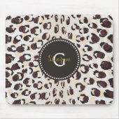 Modernes, schick-braunes Muster Mousepad (Vorne)