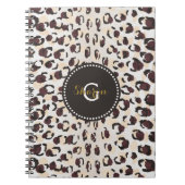 Modernes, schick-braunes Muster Notizblock (Vorderseite)