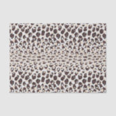 Modernes, schick-braunes Muster Seidenpapier (Vorderseite)