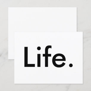 modernes schick LIFE.   Postkarte