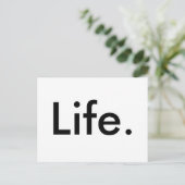modernes schick LIFE. | Postkarte (Stehend Vorderseite)