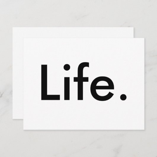 modernes schick LIFE. | Postkarte (Vorne/Hinten)